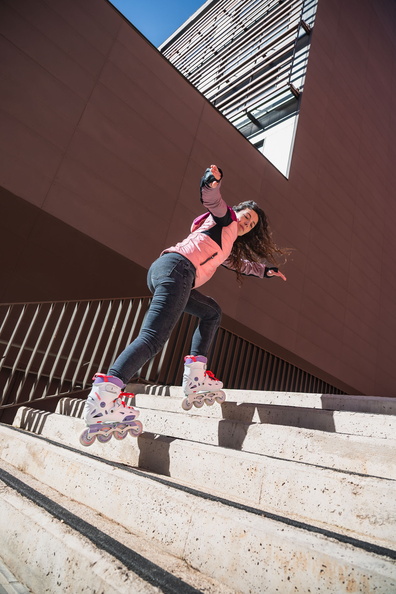 Powerslide Imperial – detail městské hardboot inline brusle